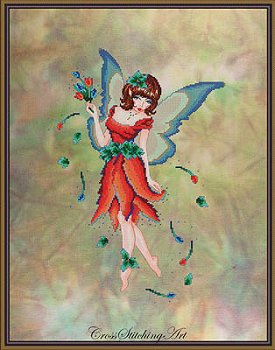 Cross Stitching Art - Anneke The Tulip Fairy MAIN