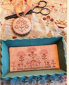 Stacy Nash Designs  - Snippets of Mary Barres Sampler - Small Sewing Tray & Pin Disk THUMBNAIL