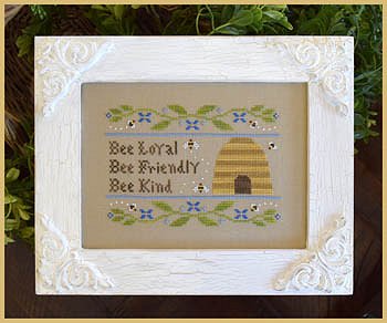 Country Cottage Needleworks - Bee Virtues MAIN