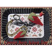 The Scarlett House - Coverlet Berry Scissor Tray THUMBNAIL