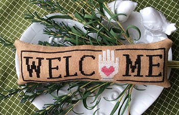 Needle Bling Designs - Wee Welcome's - September Heart In Hand MAIN