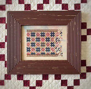 death by thread cross stitch lucy beam love in stitches star coverlet