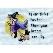 MarNic Designs - Never Drive Faster Than Your Broom Can Fly THUMBNAIL