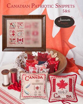 Jeannette Douglas Designs - Canadian Patriotic Snippets 5 & 6 MAIN