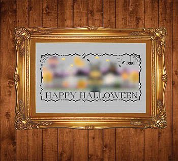 Tiny Modernist - Halloween Stitch-A-Long - Border & Text MAIN