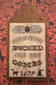 lucy beam love in stitches cross stitch something wicked death by