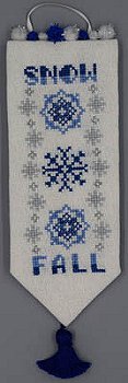 Misty Hill Studio - A Blue and Silver Christmas - Snowfall MAIN