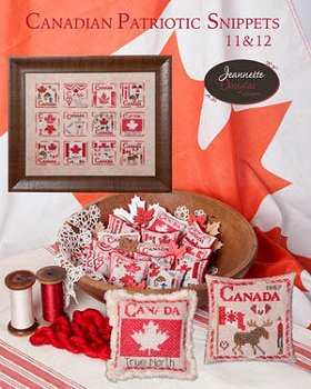 Jeannette Douglas Designs - Canadian Patriotic Snippets 11 & 12 MAIN