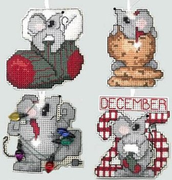 X's & Oh's - Chris-Mice Ornaments MAIN