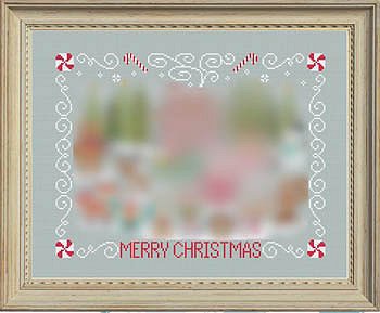 Tiny Modernist - Christmas Stitch-A-Long Border & Text MAIN