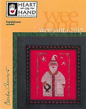 Heart In Hand Needleart - Wee One - Wee Santa 2017 MAIN