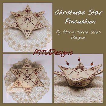 MTV Designs - Christmas Star Pincushion MAIN