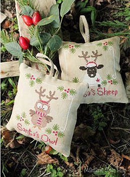 Madame Chantilly - Santa's Owl & Sheep MAIN