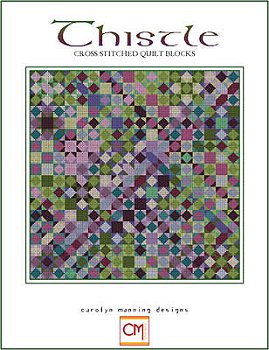 Carolyn Manning Designs - Thistle Cross Stitched Quilt Blocks MAIN