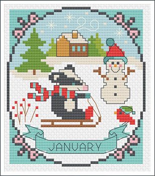 Tiny Modernist - A Year Of Animal Fun & Frolics - January MAIN
