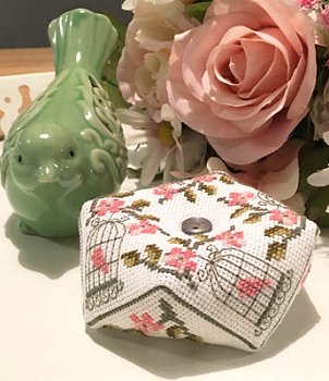 Tiny Modernist - Birdcage Biscornu MAIN
