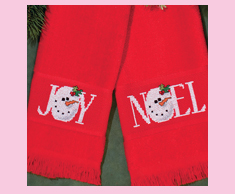Christmas Snowman Towels