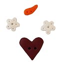 Button Pack - Christmas Love Redbirds MAIN