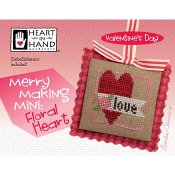 Heart In Hand Needleart - Merry Making Mini - Floral Heart THUMBNAIL