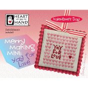 Heart In Hand Needleart - Merry Making Mini - Yay For Love THUMBNAIL