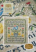 Cottage Garden Samplings - 12 Days of Christmas - A Partridge In A Pear Tree THUMBNAIL