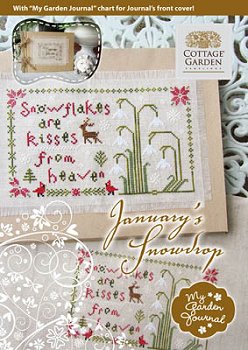 Cottage Garden Samplings - My Garden Journal - January's Snowdrop MAIN