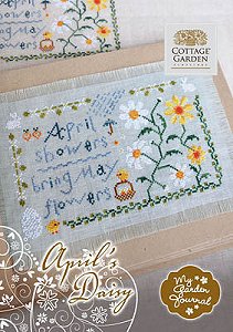 Cottage Garden Samplings - My Garden Journal - April's Daisy MAIN