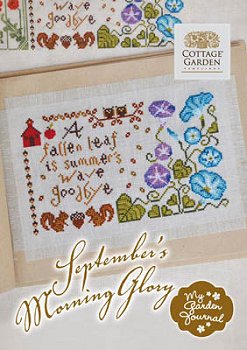 Cottage Garden Samplings - My Garden Journal - September's Morning Glory MAIN