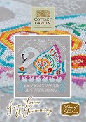 Cottage Garden Samplings - 12 Days of Christmas - Seven Swans A Swimming THUMBNAIL