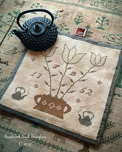 Scattered Seed Samplers - Tea Time Kettle Mat MAIN