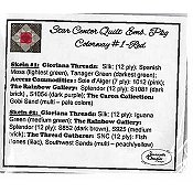 Jeannette Douglas Designs - Star Center Quilt - Colorway #1 Red Embellishment Pack THUMBNAIL