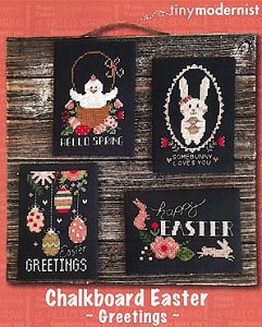 Tiny Modernist - Chalkboard Easter Greetings MAIN