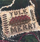 Homespun Elegance - 2017 Sampler Ornament - Yule Be Merry THUMBNAIL