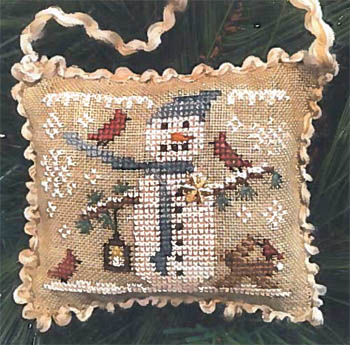 Homespun Elegance - 2017 Snowman Ornament Snowy Friends MAIN