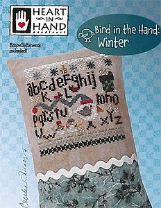 Heart In Hand Needleart - Bird in the Hand - Winter MAIN
