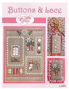 Sue Hillis Designs - Buttons & Lace MAIN