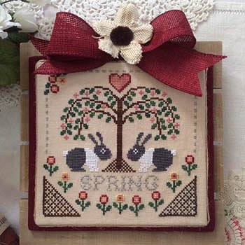 Annie Beez Folk Art - Sheltering Tree; Spring MAIN