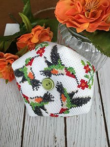 Tiny Modernist - Hummingbird Biscornu MAIN