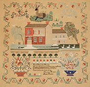 Queenstown Sampler Designs - Sarah Haines Sampler THUMBNAIL