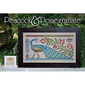 Cottage Garden Samplings - Peacock & Pomegranate THUMBNAIL