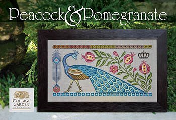 Cottage Garden Samplings - Peacock & Pomegranate MAIN