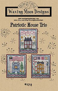 Waxing Moon Designs - Patriotic House Trio MAIN