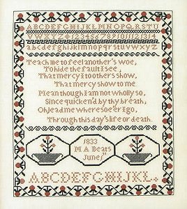 Queenstown Sampler Designs - M. A. Beats 1833 MAIN