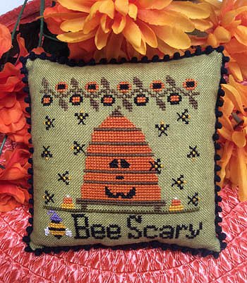 Needle Bling Designs Cross Stitch Needle Bling Designs Bee Scary Cross 