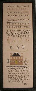 Queenstown Sampler Designs - Liddy Rodes Sampler 1814 MAIN