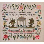Queenstown Sampler Designs - Ann Jordan c. 1841 THUMBNAIL