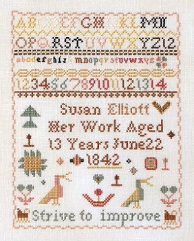 Queenstown Sampler Designs - Susan Elliott Sampler MAIN