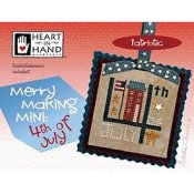 Heart In Hand Needleart - Merry Making Mini - 4th Of July THUMBNAIL