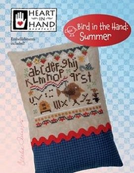 Heart In Hand Needleart - Bird In The Hand - Summer MAIN