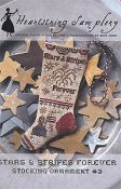 Heartstring Samplery - Stars & Stripes Forever Stocking Ornament #3 THUMBNAIL